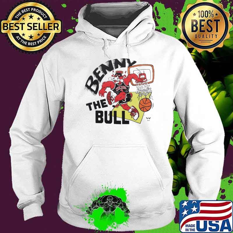 Chicago Bulls Benny the bull cartoon s Hoodie Chicago Bulls Benny the bull cartoon s Hoodie