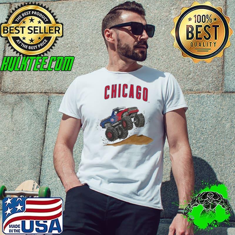 Chicago Cubs Monster Truck MLB Shirt Unisex Chicago Cubs Monster Truck MLB Shirt Unisex