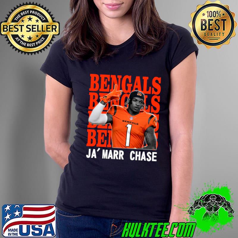 Cincinnati Bengals Ja Marr Chase 1 American football wide receiver T-Shirt
