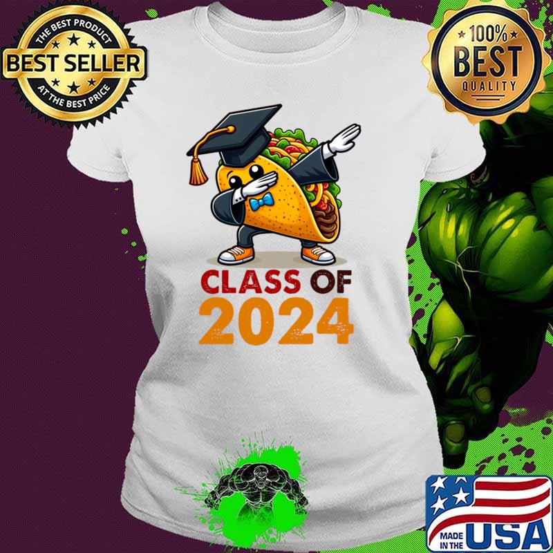 Class Of 2024 Cinco de Mayo Grad Dabbing Taco Graduation T-Shirt