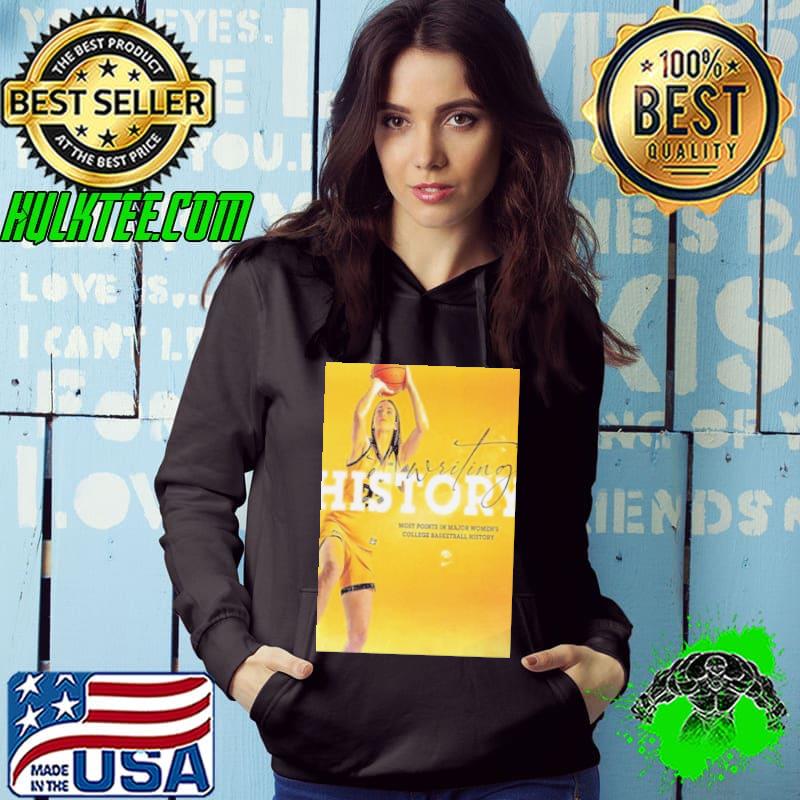 Congrats Caitlin Clark Writing History For The Most Points Scored In Major Womens College Basketball shirt