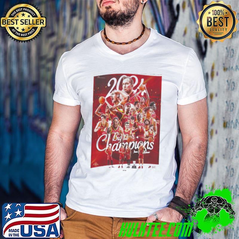 Congratulations Iowa State Cyclones Is Big 12 Men’s Basketball Champions Season 2023-2024 s Guys V Neck Congratulations Iowa State Cyclones Is Big 12 Men’s Basketball Champions Season 2023-2024 s Guys V Neck