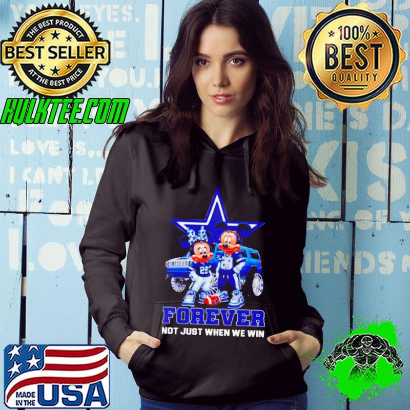 Dallas Cowboys Mickey and Minnie forever not just when we win s Hoodie Dallas Cowboys Mickey and Minnie forever not just when we win s Hoodie