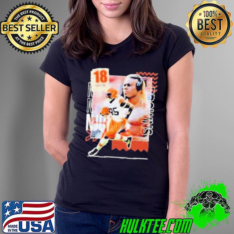 David Njoku 18 running back football player shirt