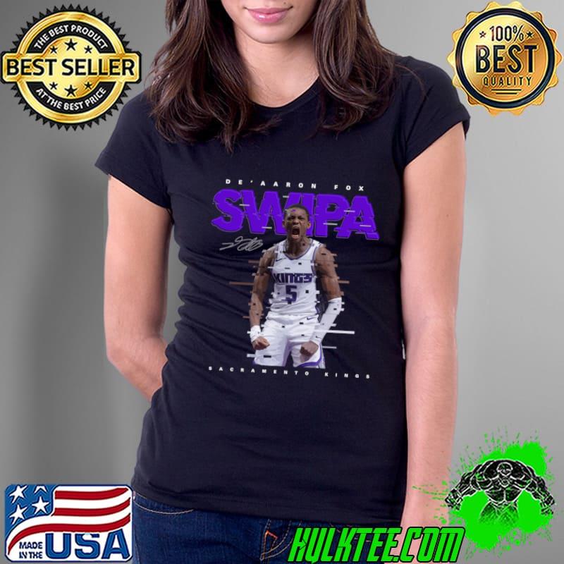 De'Aaron Fox Swipa Signature American professional basketball player for the Sacramento Kings T-Shirt