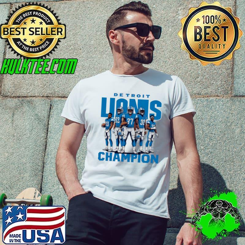 Detroit Lions professional American football team based Champion T-Shirt