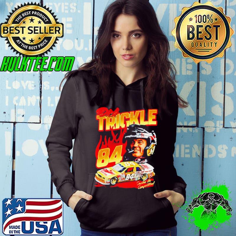 Dick Trickle smokin’ the competition shirt