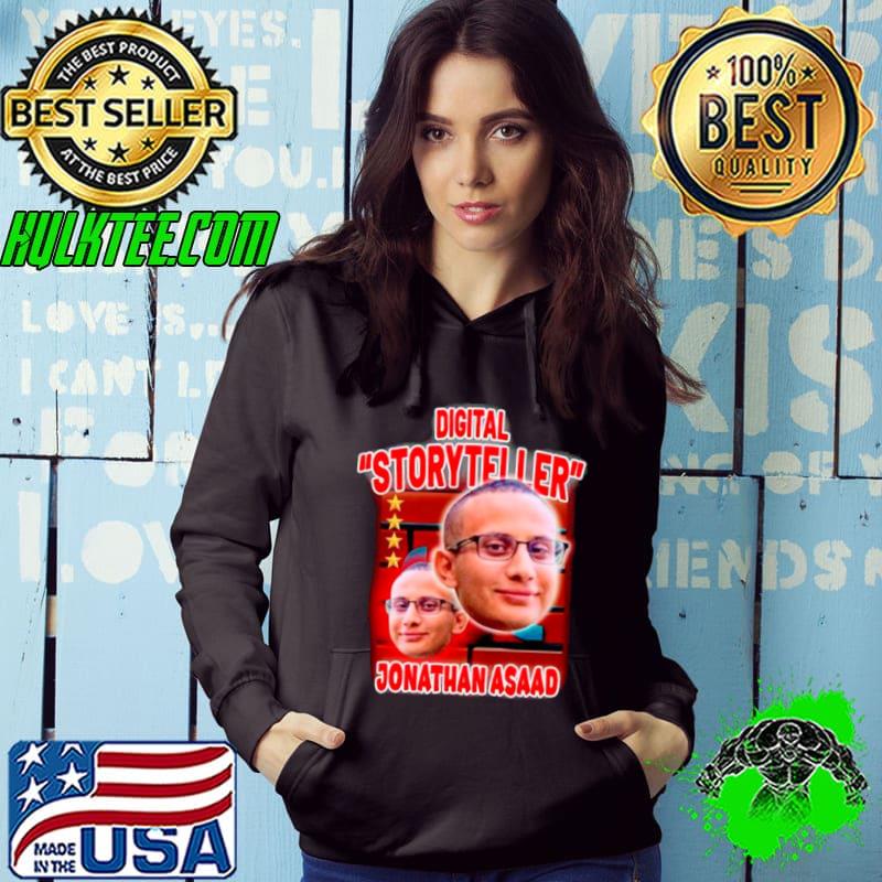 Digital Storyteller Jonathan Asaad shirt
