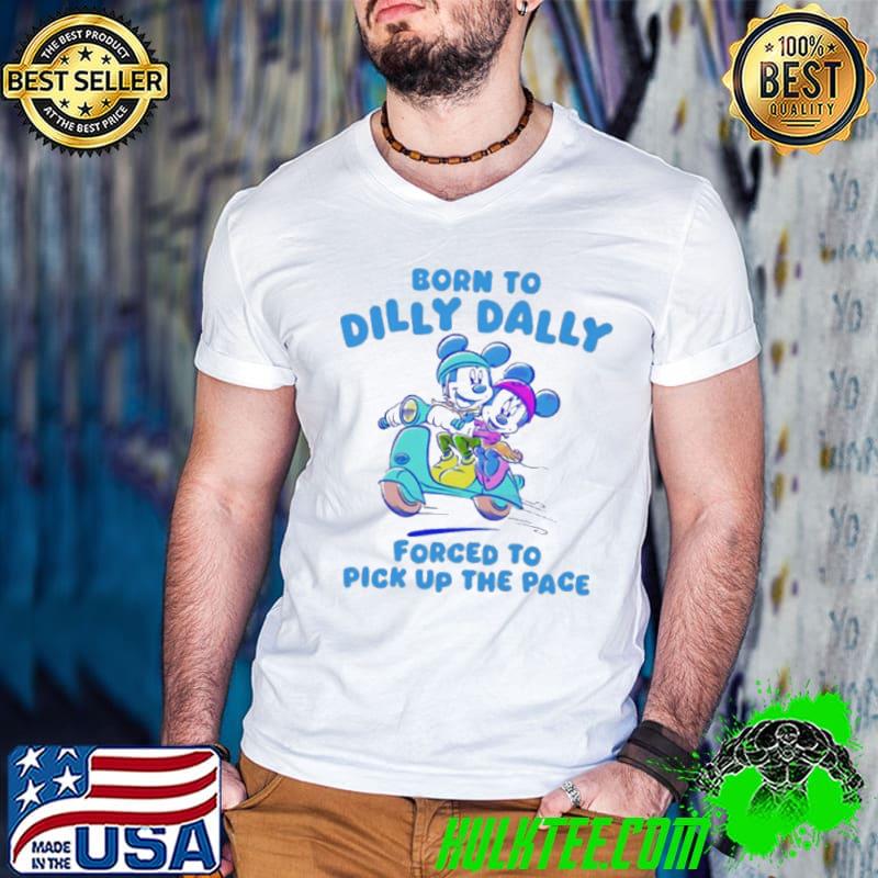 Disney-born-to-dilly-dally-forced-to-pick-up-the-pace-shirt-f10620-0 Guys V Neck Disney-born-to-dilly-dally-forced-to-pick-up-the-pace-shirt-f10620-0 Guys V Neck