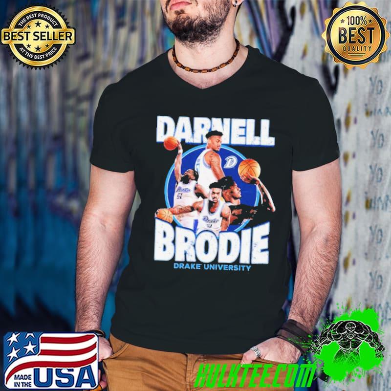 Drake Bulldogs 2024 NCAA Men’s Basketball Darnell Brodie 2023 – 2024 Post Season Shirt