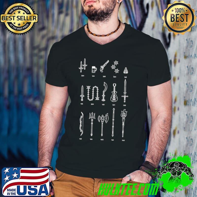 Dungeons And Dragons DND Damage Dealer shirt