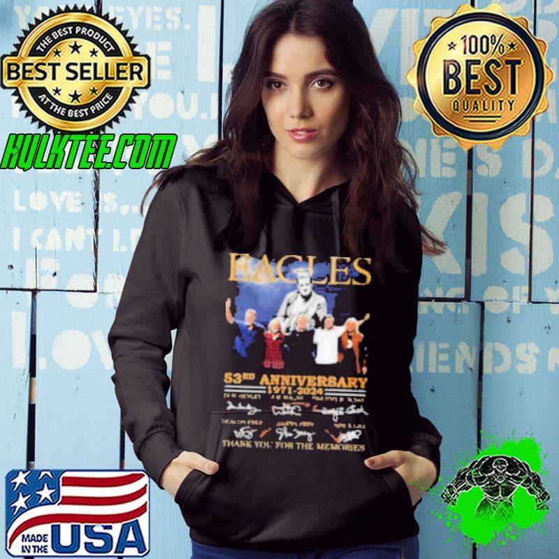 Eagles 63rd Anniversary 1971 2024 Thank You For The Memories Signatures shirt