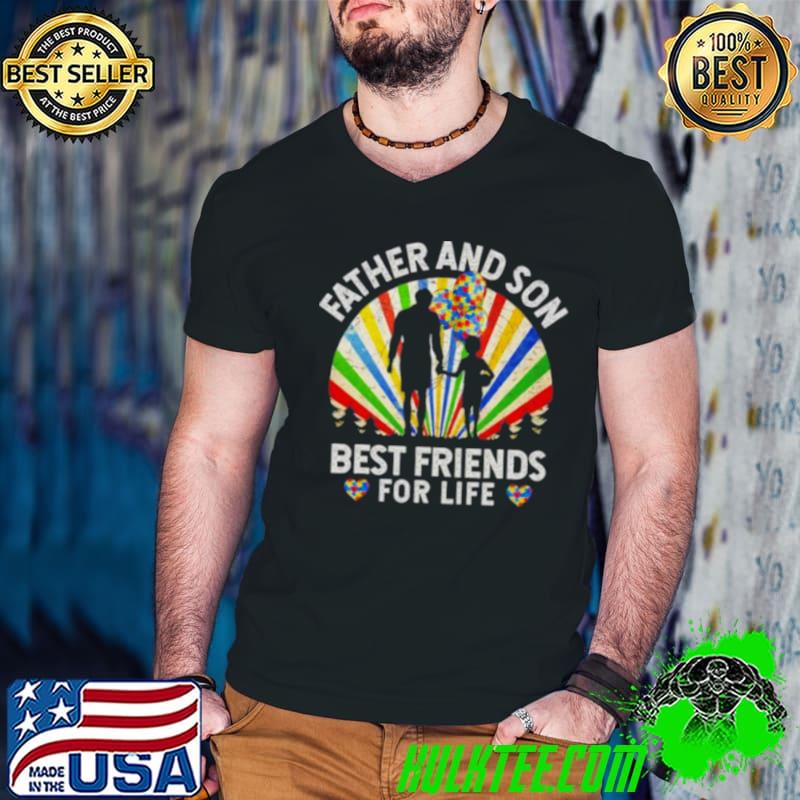 Father And Son Best Friends For Life Autism Awareness Shirt