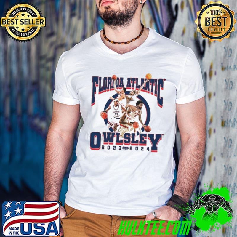 FAU Florida Atlantic Owlsley 2024 NCAA Men’s Basketball 2023 – 2024 Post Season Shirt