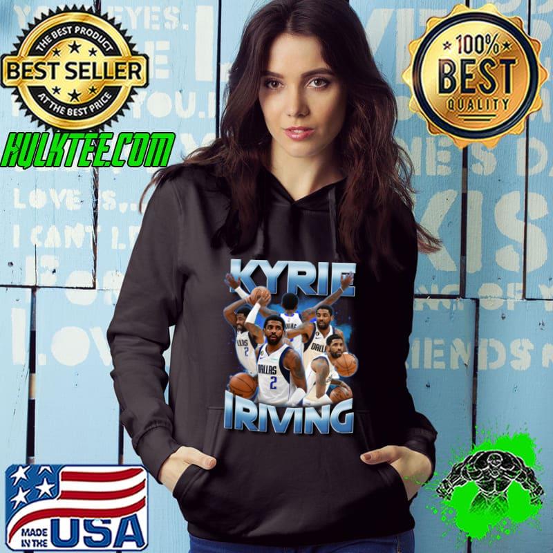 Funny kyrie Irving Collage American professional basketball player for the Dallas Mavericks T-Shirt