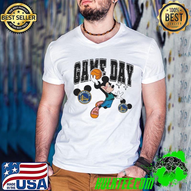 Golden State Warriors Mickey basketball game day retro shirt