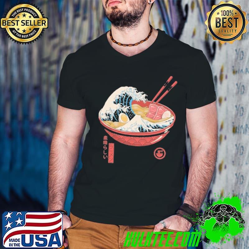 Great Ramen Wave Japenese Food Shirt