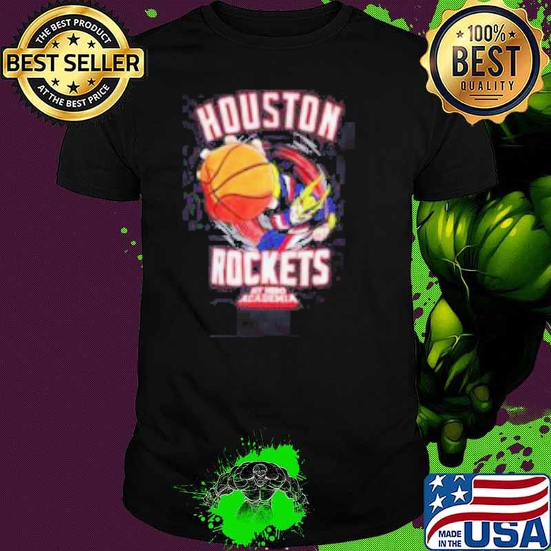 Houston Rockets And My Hero Academia All Might Smash Shirt Unisex Houston Rockets And My Hero Academia All Might Smash Shirt Unisex