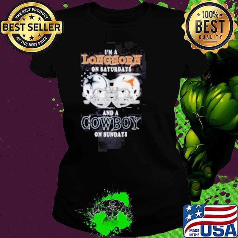 I’m A Texas On Saturdays & Dallas Cowboys Shirt Battle Football Shirt