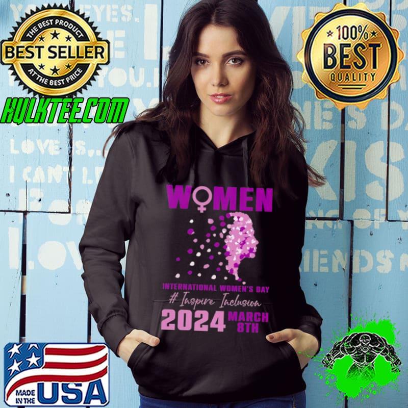 International Women Day 2024 Floral Woman Girl Silhouette s Hoodie International Women Day 2024 Floral Woman Girl Silhouette s Hoodie