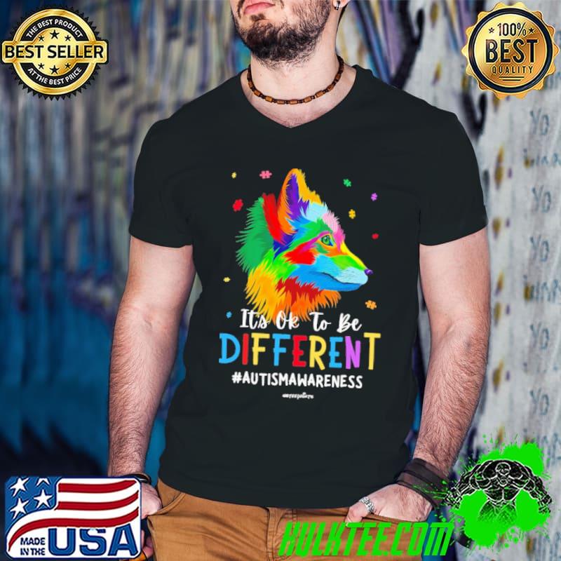It's Ok To Be Different Autism Awareness watercolor shirt
