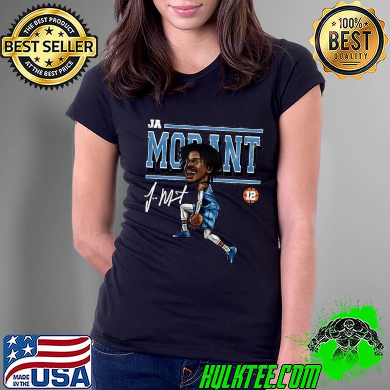 Ja morant cartoon American professional basketball player for Memphis Grizzlies T-Shirt