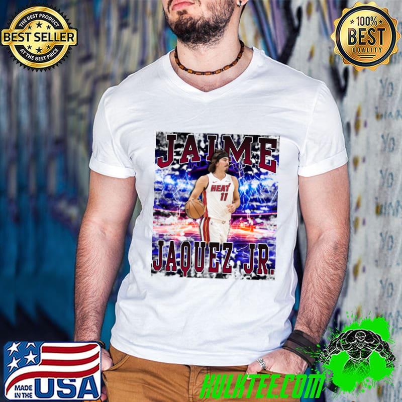 Jaime Jaquez Jr. Mexican-American professional basketball player for the Miami Heat T-Shirt Guys V Neck Jaime Jaquez Jr. Mexican-American professional basketball player for the Miami Heat T-Shirt Guys V Neck