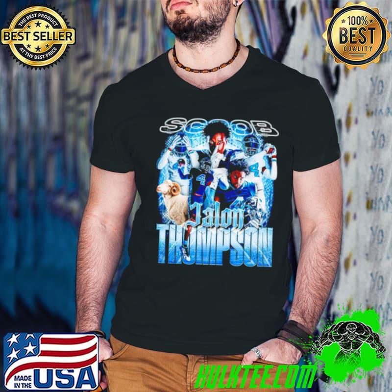Jalon Thompson North Carolina Tar Heels football graphic poster shirt Jalon Thompson North Carolina Tar Heels football graphic poster shirt