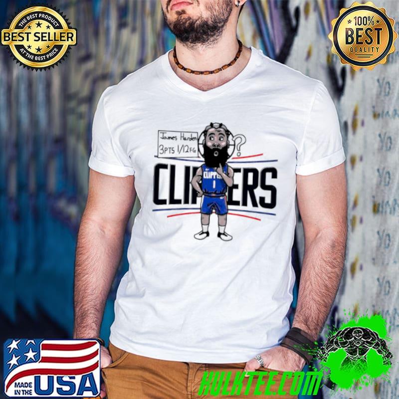 James Harden Los Angeles Clippers player cartoon shirt