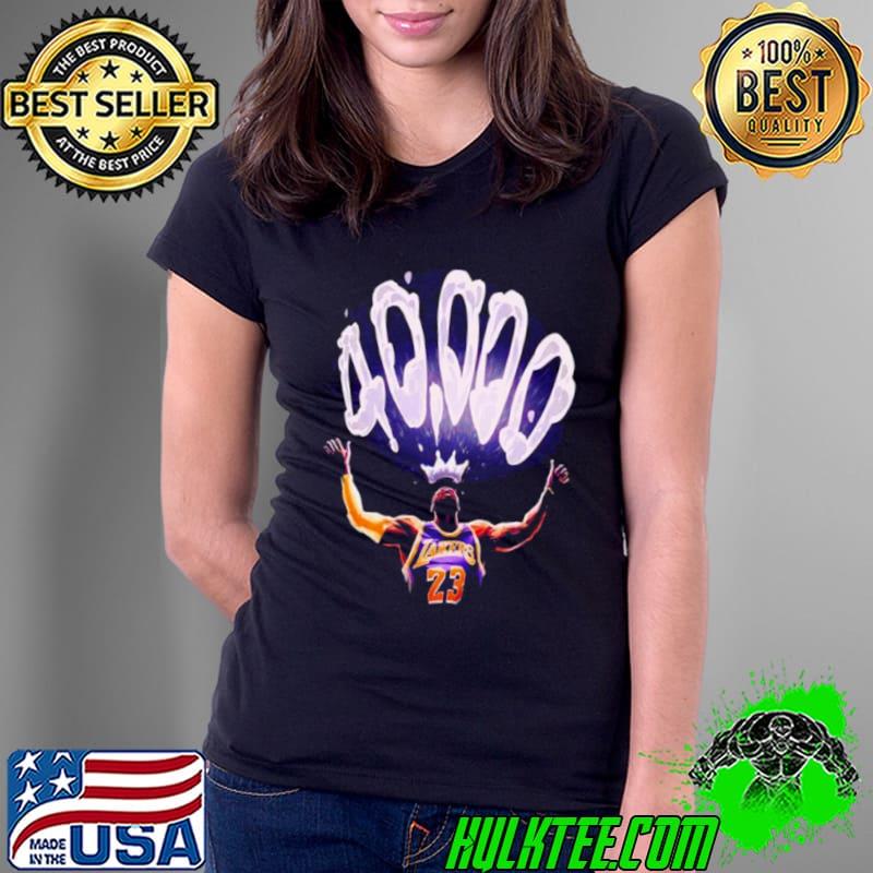James LeBron King Of NBA Achieve 40k Point s Ladies Tee James LeBron King Of NBA Achieve 40k Point s Ladies Tee