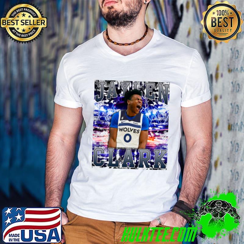 Jaylen Clark American professional basketball player for the Minnesota Timberwolves T-Shirt Guys V Neck Jaylen Clark American professional basketball player for the Minnesota Timberwolves T-Shirt Guys V Neck