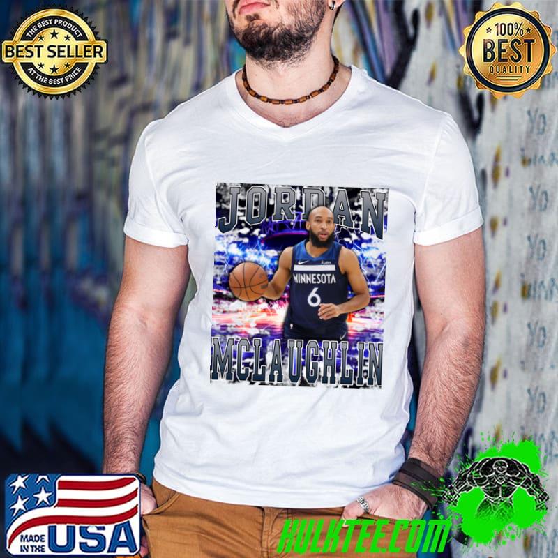 Jordan McLaughlin American professional basketball player for the Minnesota Timberwolves T-Shirt Guys V Neck Jordan McLaughlin American professional basketball player for the Minnesota Timberwolves T-Shirt Guys V Neck