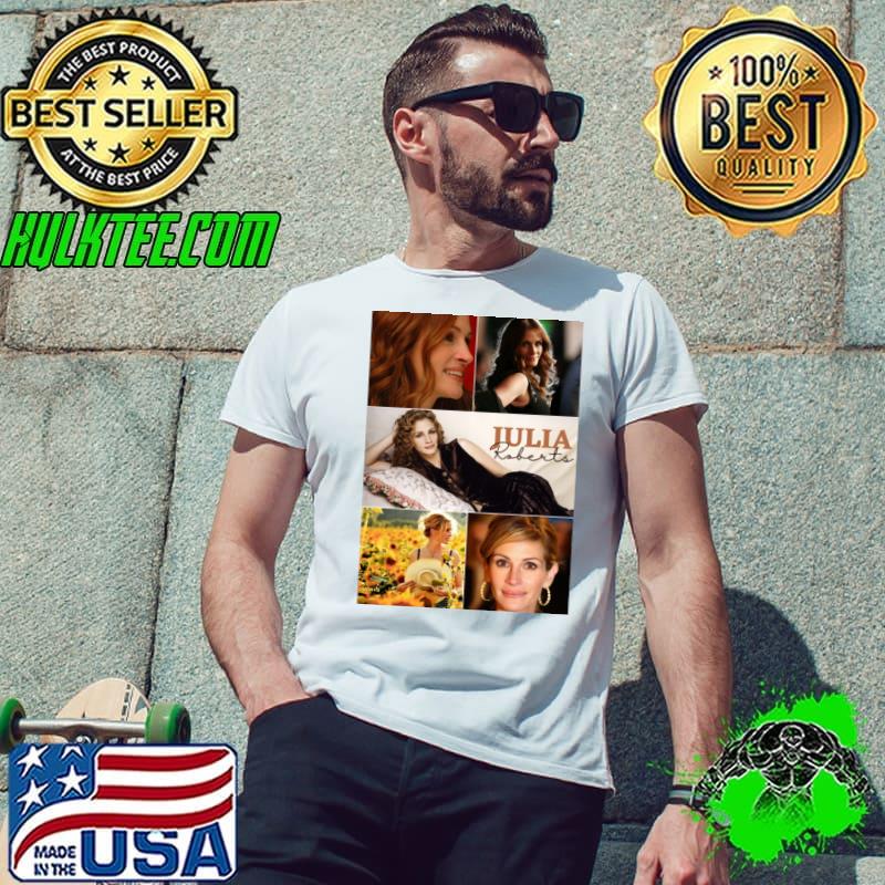 Julia Actor Roberts American actress Photo Collage T-Shirt