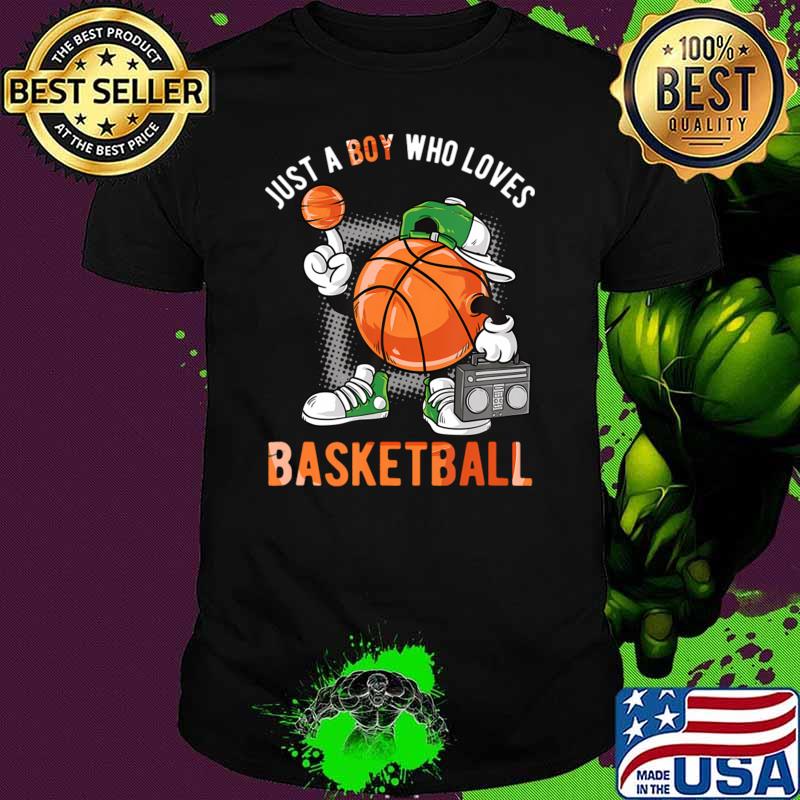 Just A Boy Who Loves Basketball T-Shirt