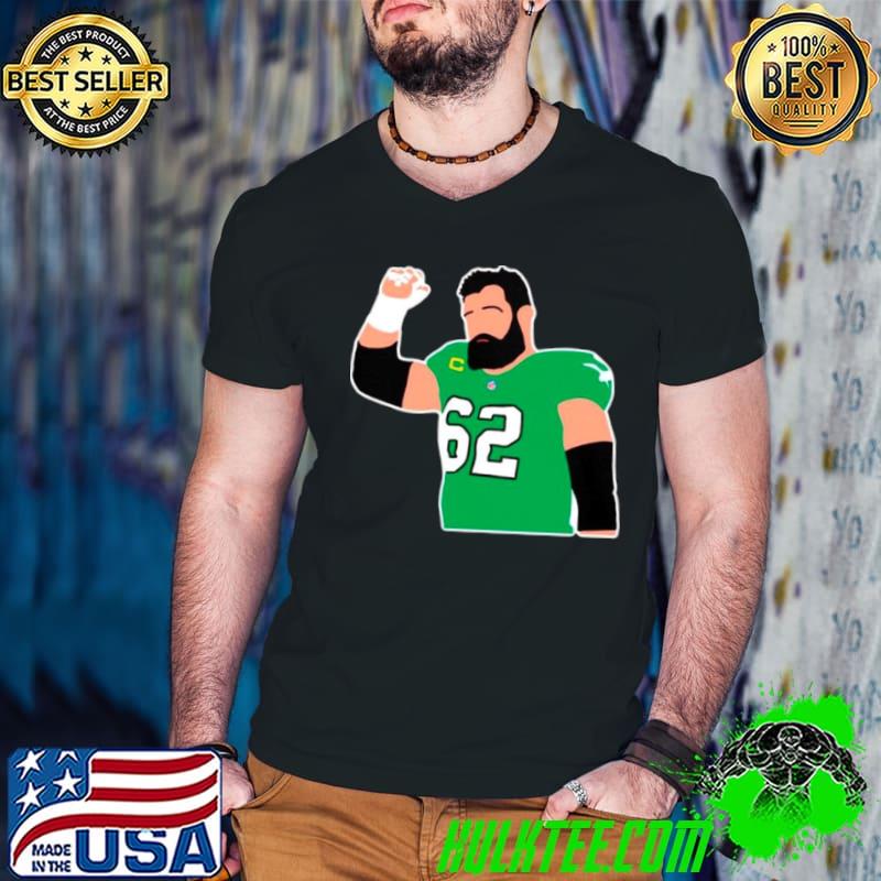 Kelce 62 Philadelphia Eagles football player shirt
