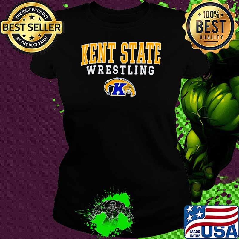 Kent State Golden Flashes Champion Wrestling Stack Logo Shirt Ladies tee Kent State Golden Flashes Champion Wrestling Stack Logo Shirt Ladies tee