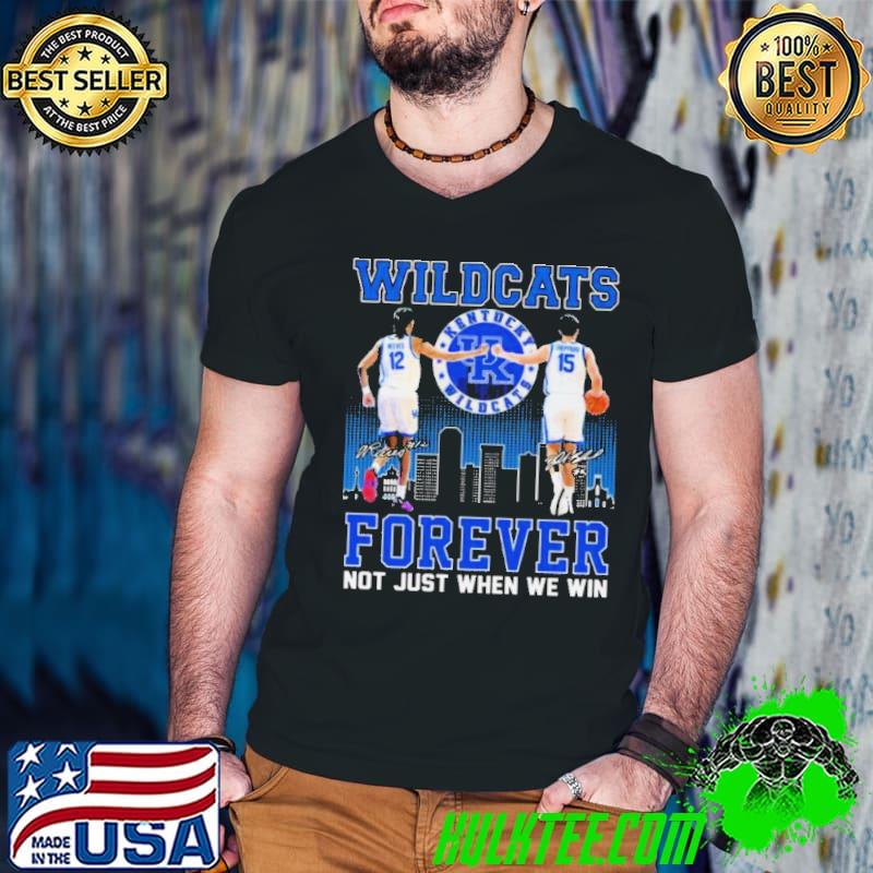 Kentucky Wildcats Antonio Reeves And Reed Sheppard Forever Not Just When We Win Signatures Shirt Guys V Neck Kentucky Wildcats Antonio Reeves And Reed Sheppard Forever Not Just When We Win Signatures Shirt Guys V Neck