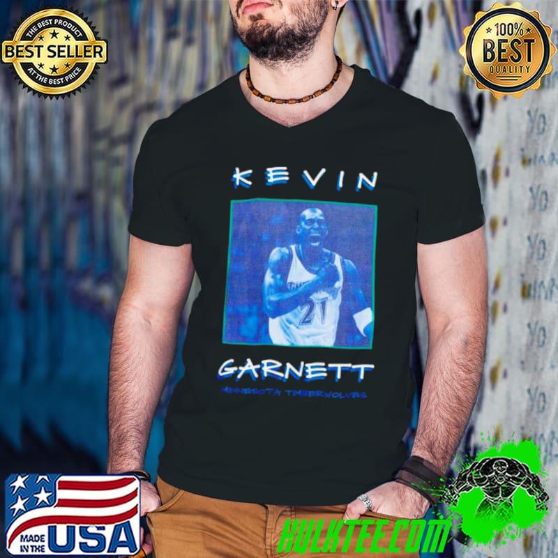 Kevin Garnett Minnesota Timberwolves vintage logo s Guys V Neck Kevin Garnett Minnesota Timberwolves vintage logo s Guys V Neck
