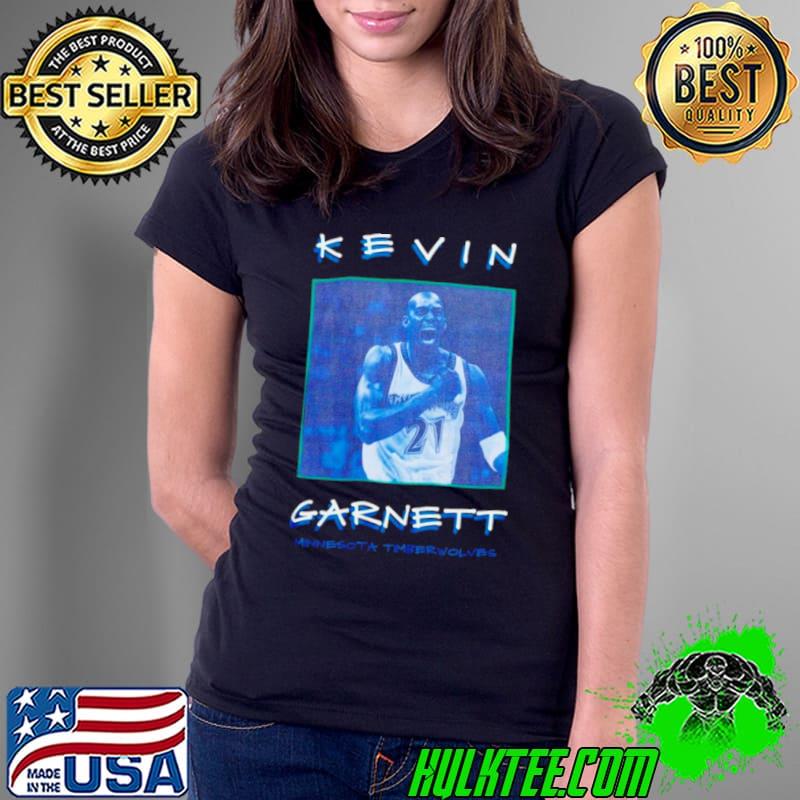 Kevin Garnett Minnesota Timberwolves vintage logo s Ladies Tee Kevin Garnett Minnesota Timberwolves vintage logo s Ladies Tee