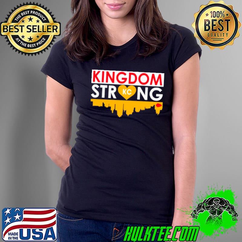 Kingdom Strong Heart Skyline Chiefs Kansas City s Ladies Tee Kingdom Strong Heart Skyline Chiefs Kansas City s Ladies Tee