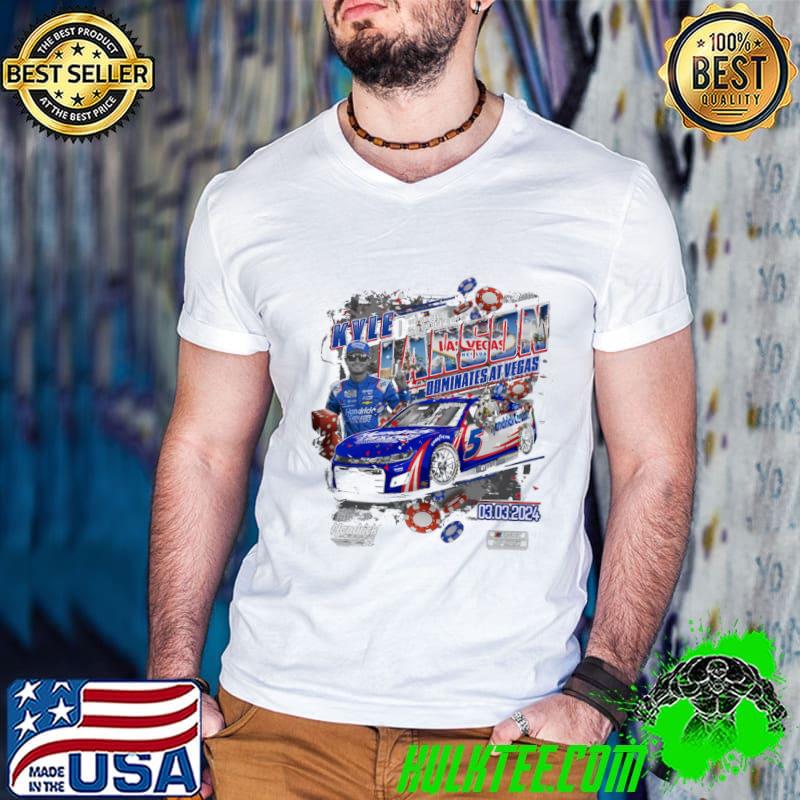 Kyle Larson Pennzoil 400 Race Win American professional auto racing driver T-Shirt Guys V Neck Kyle Larson Pennzoil 400 Race Win American professional auto racing driver T-Shirt Guys V Neck