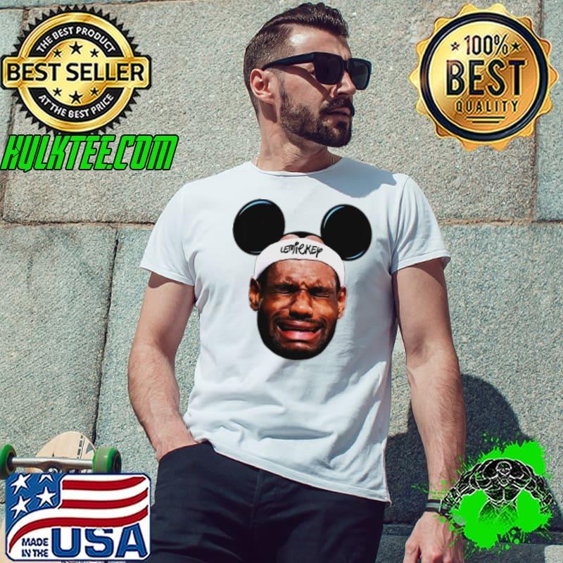 LeBron James Crying Meme Disney LeMickey Bubble Championship Lebron Hater Graphic Shirt