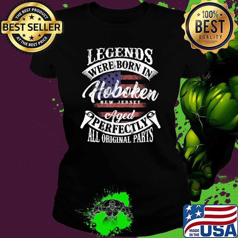 Legends Were Born In Hoboken New Jersey Vintage Birthday T-Shirt