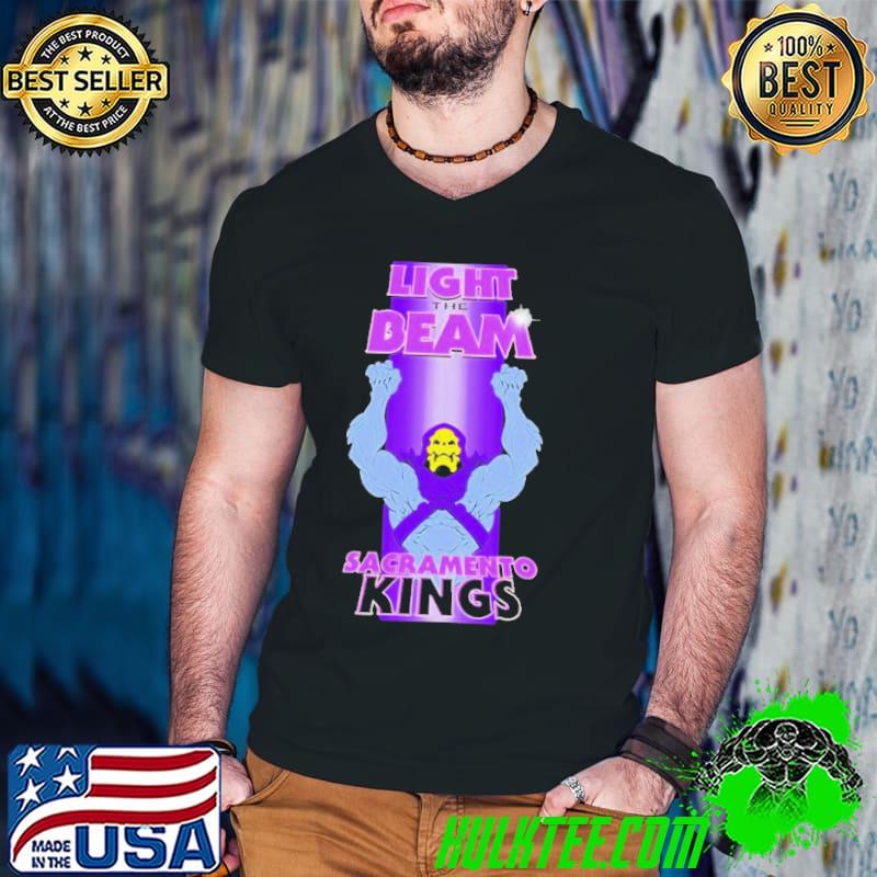Light The Beam Sacramento Kings Monster Skull Yellow s Guys V Neck Light The Beam Sacramento Kings Monster Skull Yellow s Guys V Neck