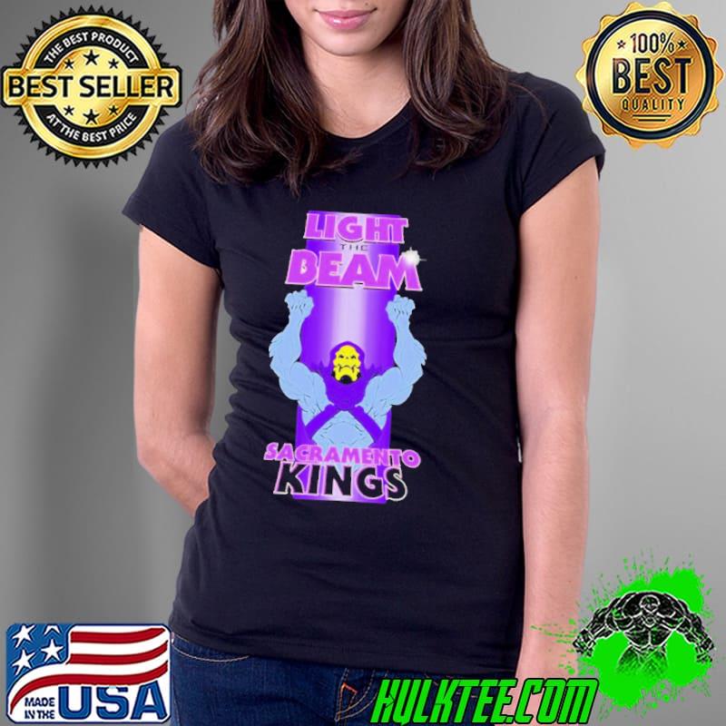 Light The Beam Sacramento Kings Monster Skull Yellow shirt Light The Beam Sacramento Kings Monster Skull Yellow shirt