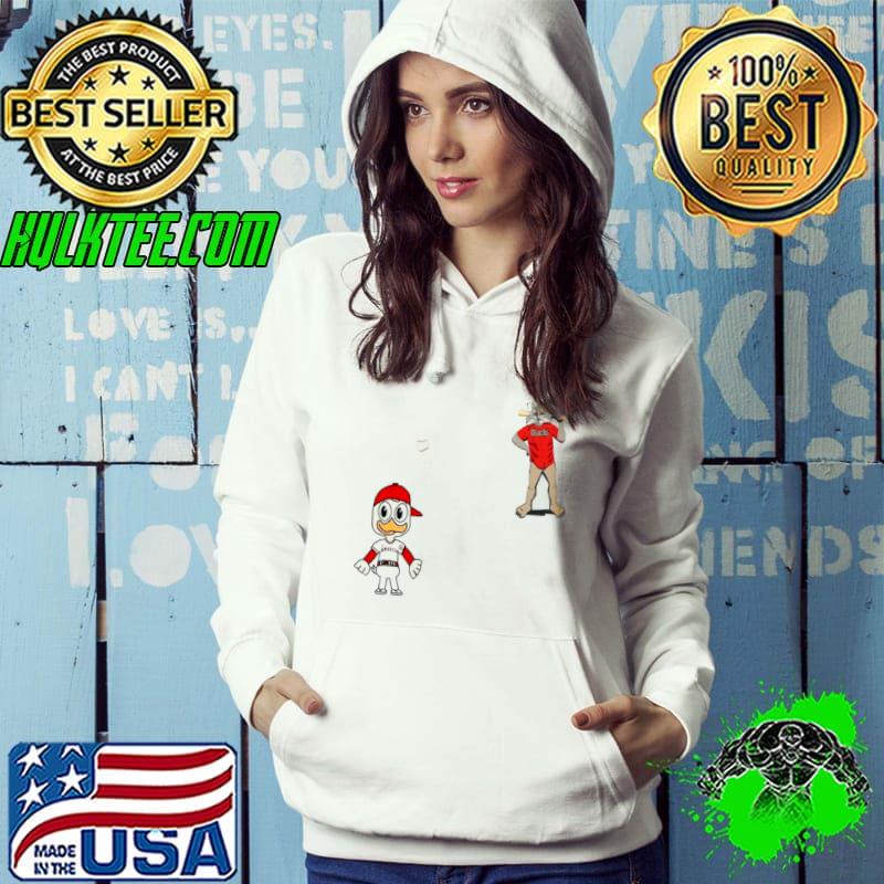Los Angeles Angels VS Arizona Diamondbacks MLB 2024 mascot cartoon baseball shirt