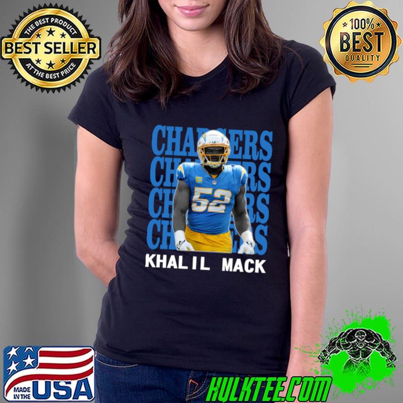 Los Angeles Chargers Khalil Mack 52 merican football linebacker T-Shirt