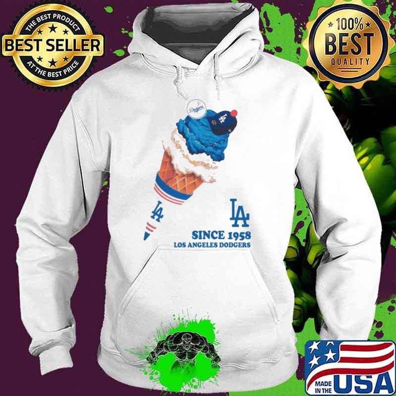 Los Angeles Dodgers ice cream baseball shirt