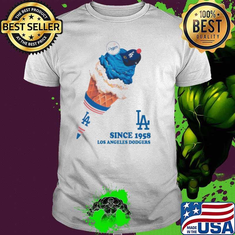 Los Angeles Dodgers ice cream baseball s Unisex Los Angeles Dodgers ice cream baseball s Unisex