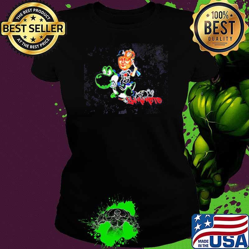 Los Angeles Dodgers Yoshinobu Yamamoto Riding Yoshi Dragon Shirt